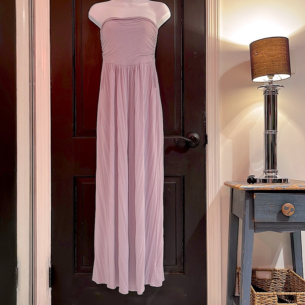 Kimchi blue strapless maxi.